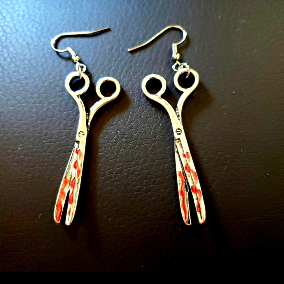 Bloody Sheers Dangle Earrings